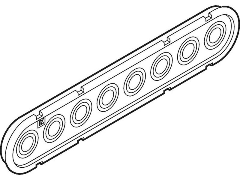 LK Gasket 2 for ug 150 boards - middle