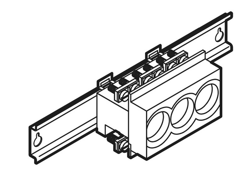 LK fuse holder d02 3-pole of im p