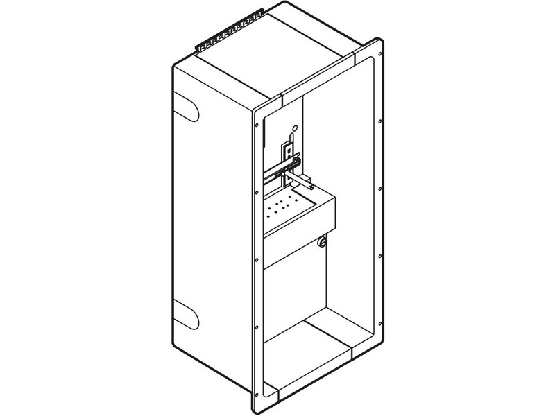 LK Recessed meter cabinet type pme 150-l
