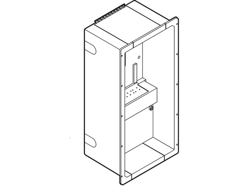 LK Recessed meter cabinet type pme 150-s