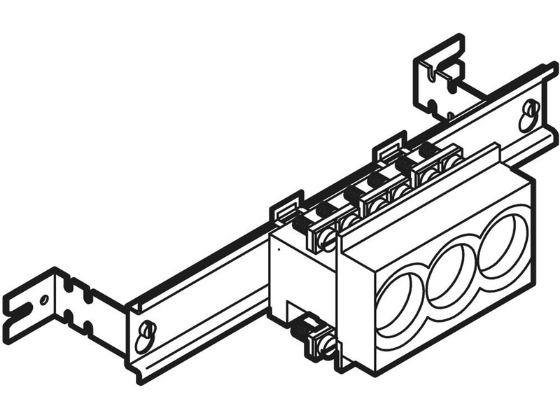 LK fuse holder d02 3pol for um-p and p-pme150