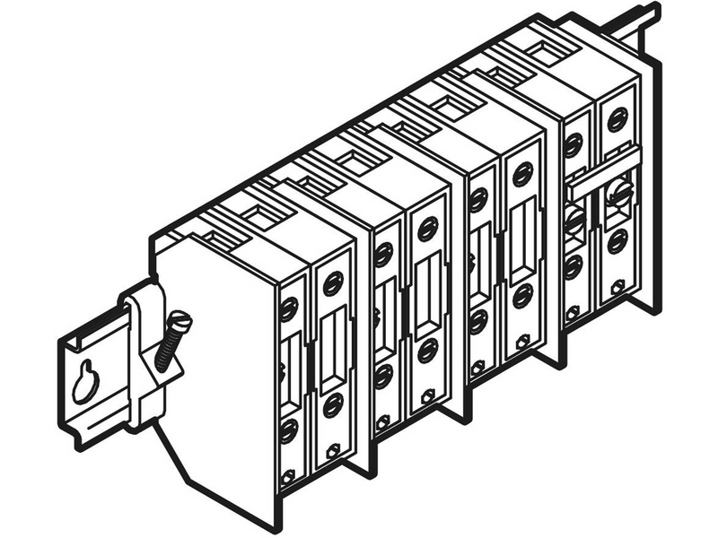 LK metering terminal block for im-l and l-um (80a) current