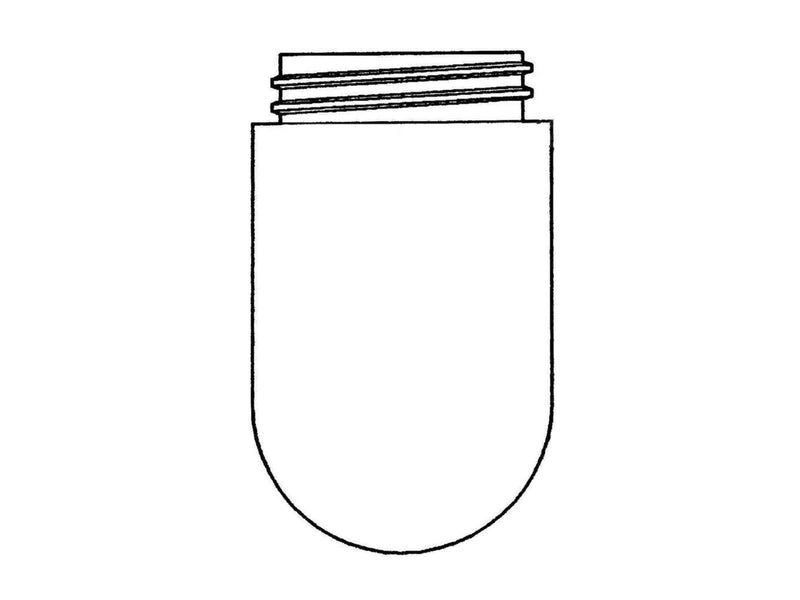 Teknisk Belysnings Industri Cylinder glass / stable glass clear glass 84.5 mm thread