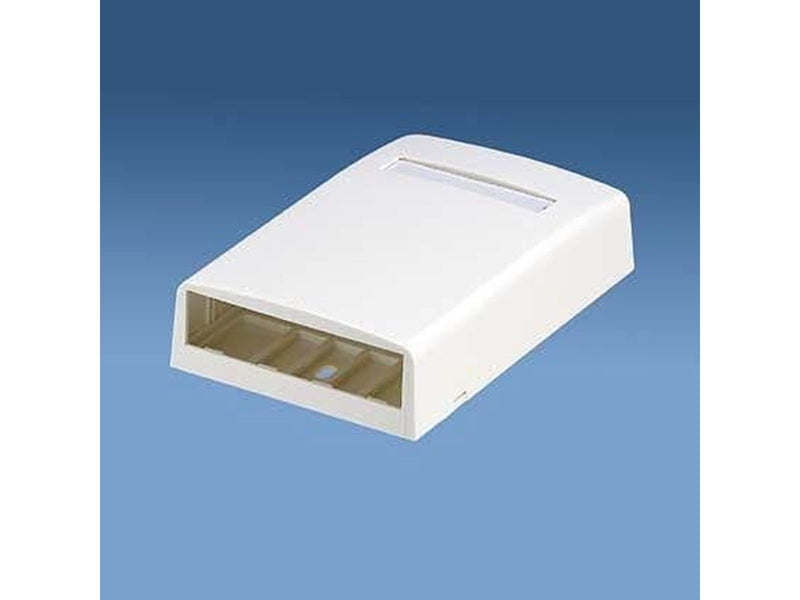 PANDUIT Surface mount box 4 port white