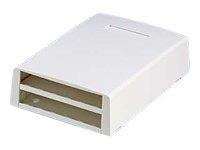 PANDUIT Surface mount box 12 port multimedia white