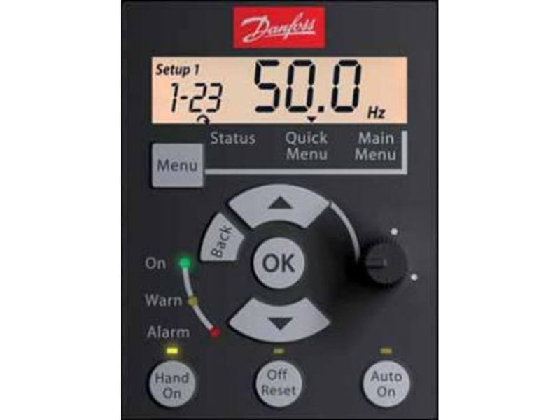 Danfoss Control panel with potentiometer