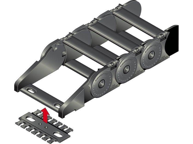 Bagger-Nielsen End connector with strain relief 0345.025 ob zl