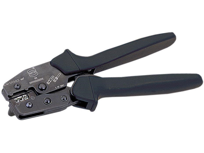 Harting Han crimp tool with locator