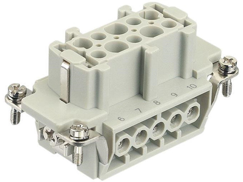Harting Han E 10 pos female insert screw