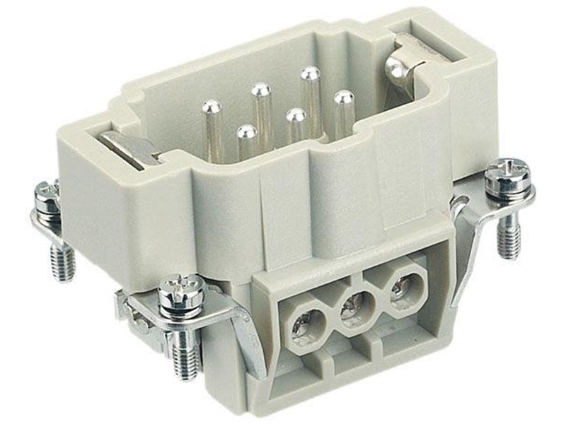 Harting Han e 06 pos male insert screw
