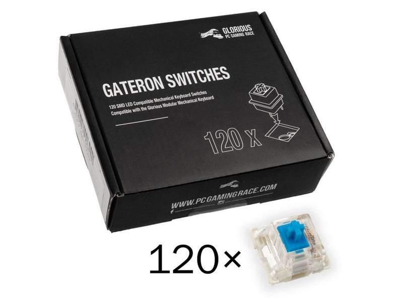 Glorious Gateron Blue Switches (120 pcs) - Schlüsselschalter