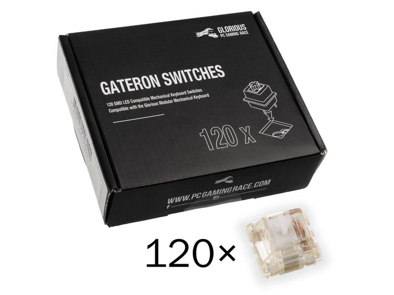 Glorious Gateron Clear Switches (120 pcs) - Schlüsselschalter