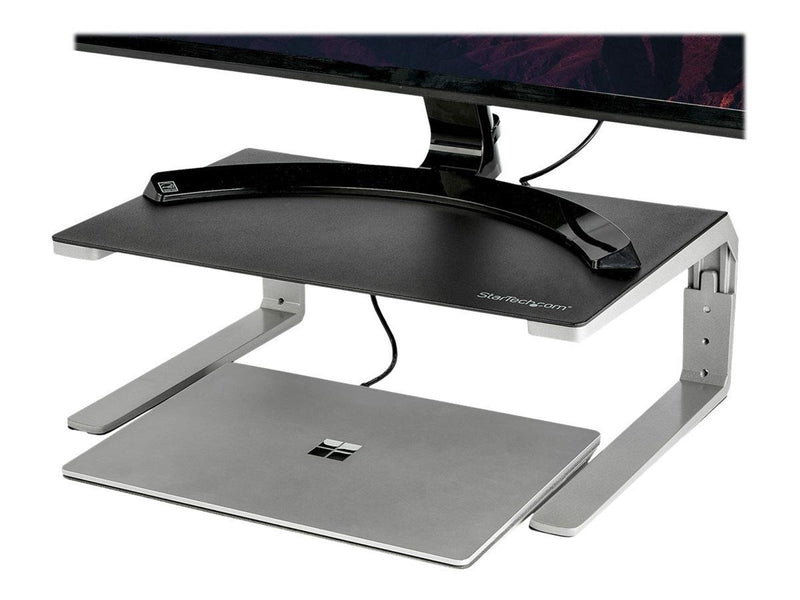 StarTech.com Monitor Riser Stand - Height Adjustable - Steel & Aluminum - stand