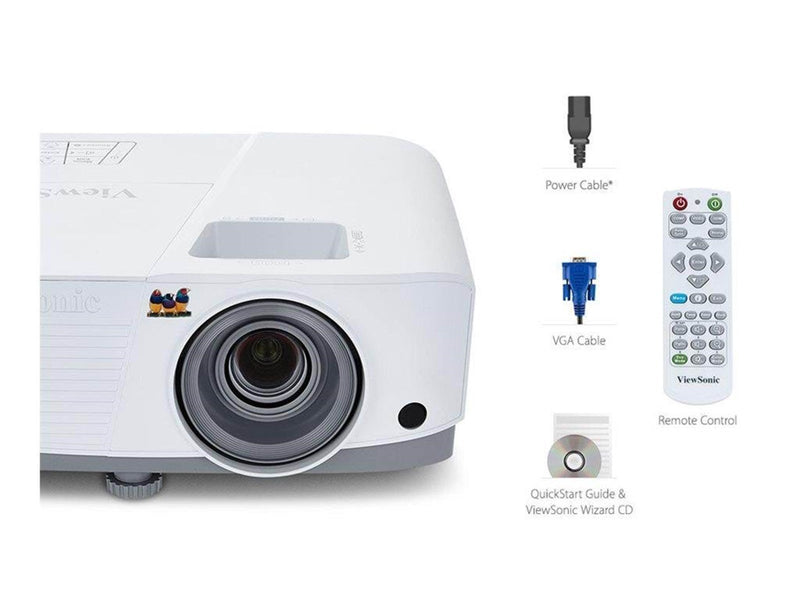 ViewSonic Projektoren PA503X - DLP projector - zoom lens - 3D - 1024 x 768 - 3600 ANSI lumens
