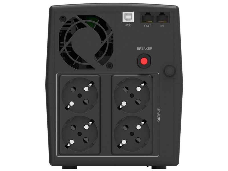 BlueWalker 10121076 - PowerWalker Basic VI STL - 1500VA/900W - Line Interactive UPS