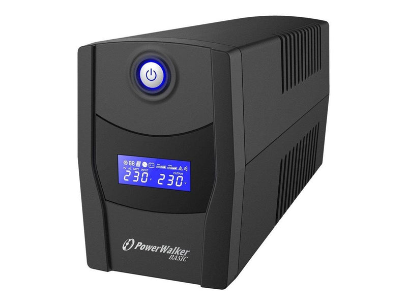 BlueWalker 10121073 - PowerWalker Basic VI STL - 800VA/480W - Line Interactive UPS
