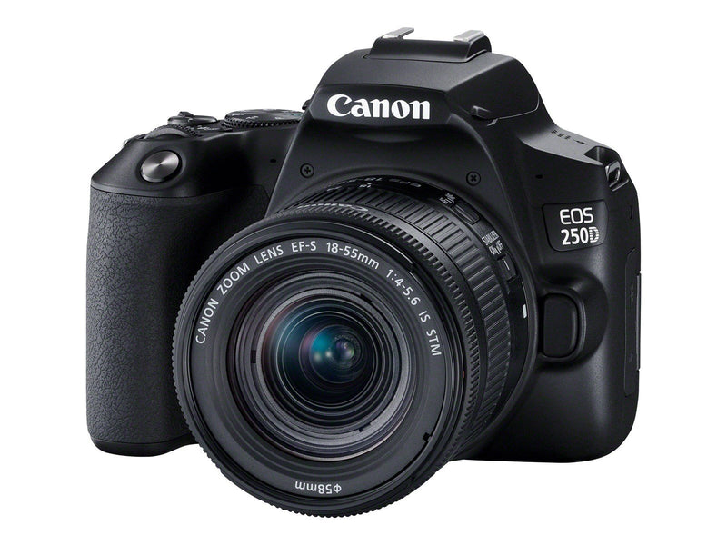 Canon EOS 250D 18-55mm III + 75-300mm III - Black