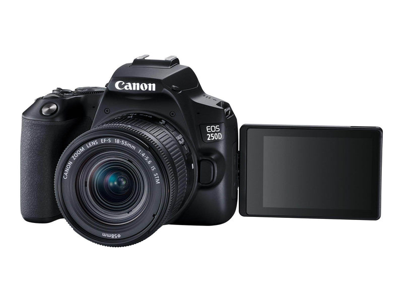 Canon EOS 250D 18-55mm III + 75-300mm III - Black