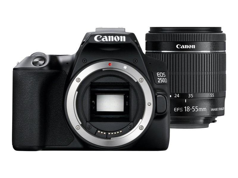 Canon EOS 250D 18-55mm III + 75-300mm III - Black
