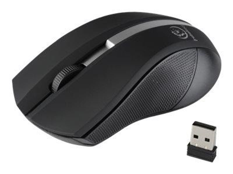Rebeltec Galaxy - mouse - 2.4 GHz - black - Maus (Silber)