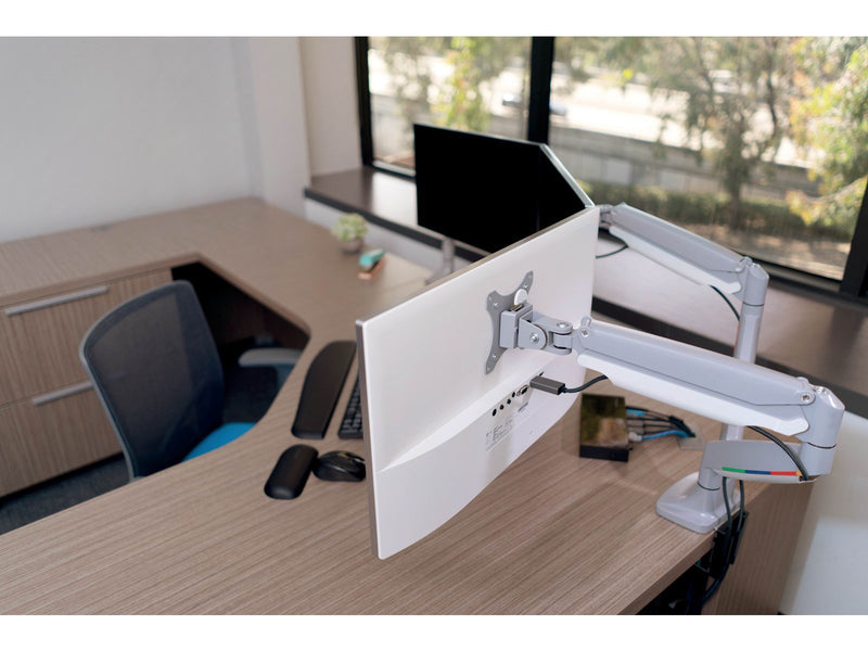 Kensington SmartFit® One-Touch Monitorarm für zwei Monitore, grau