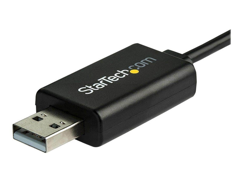 StarTech.com 6 ft. / 1.8 m Cisco USB Console Cable - USB to RJ45 - 460Kbps - serial cable - 1.8 m - black - Schwarz - 1 meter