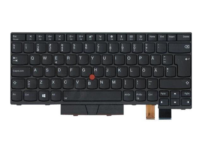 Lenovo - notebook replacement keyboard - Portable Keyboard - Ersatz - Finnisch - Schwarz