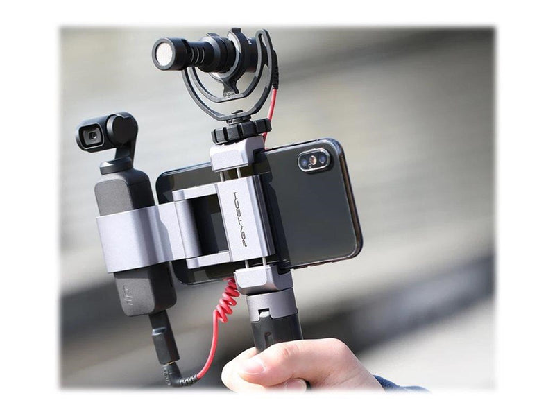 PGYTECH Phone Holder Plus - mobile phone holder with action camera support