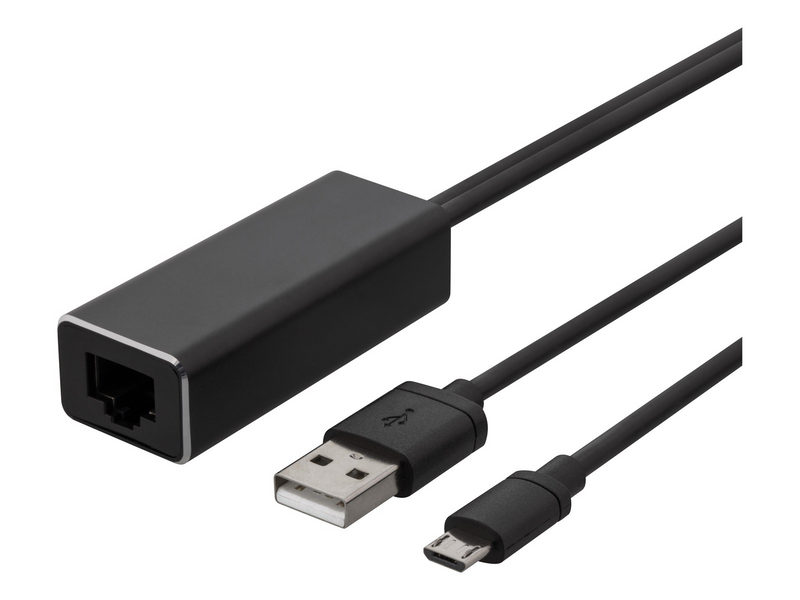 Deltaco Ethernet adapter for casting devices 1m