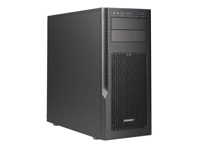 Supermicro S5 GS5A-754K - Gehäuse - Miditower - Schwarz