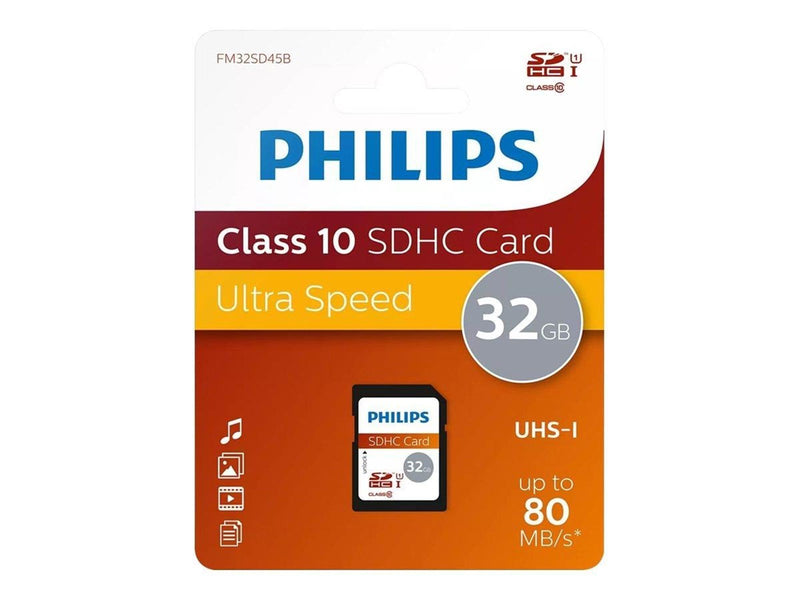 Philips FM32SD45B - flash memory card - 32 GB - SDHC