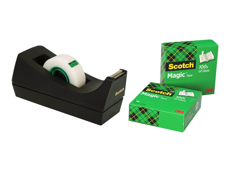 3M Table Dispenser C38 +3 pcs.19mmx33m black