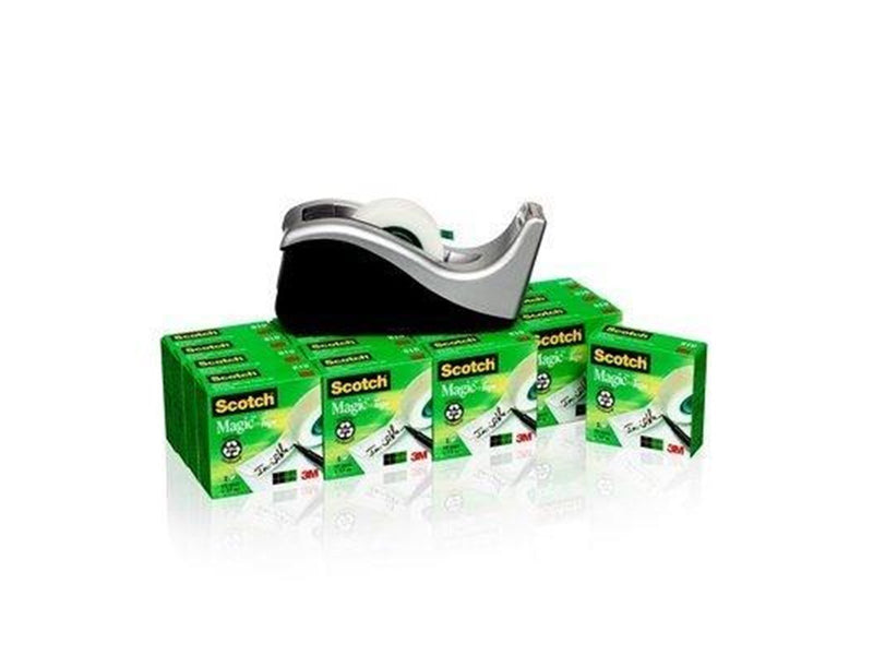 3M Table Dispenser C60 +16 pcs.19mmx33m black