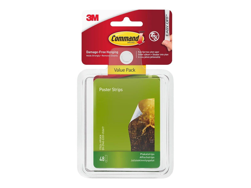 3M Command Poster Strips Value Pack 17024-VP