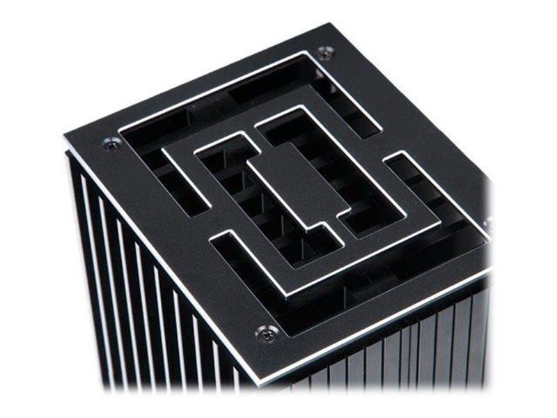 Akasa Intel NUC Case Turing Fanless Support 2.5' - Gehäuse - Ultra small form factor - Schwarz