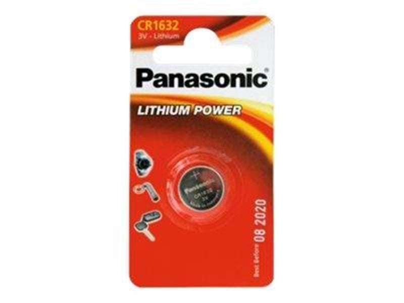 Panasonic CR-1632EL/1B battery x CR1632 - Li