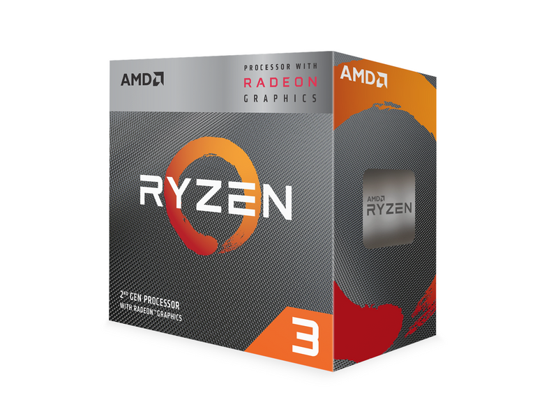 AMD Ryzen 3 3200G Wraith Spire CPU - 4 Kerne - 3.6 GHz - AMD AM4 - AMD Boxed (mit Kühler)