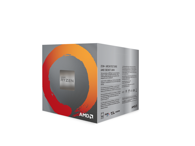 AMD Ryzen 5 3400G Wraith Spire CPU - 4 Kerne - 3.7 GHz - AMD AM4 - AMD Boxed (mit Kühler)