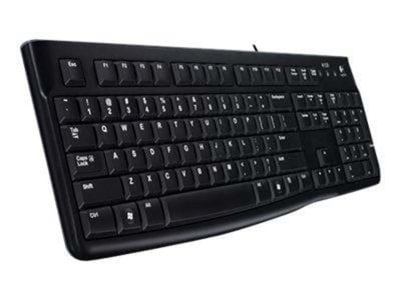 Logitech MK120 Desktop - FR - Tastatur & Maus Set - Französisch - Schwarz