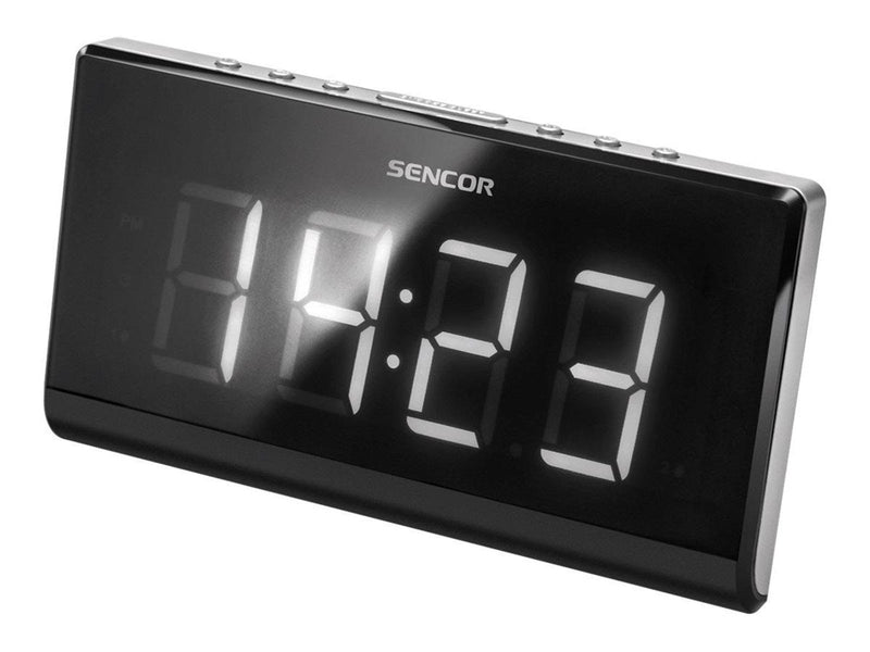 Sencor SRC 340 - clock radio - FM - schwarz