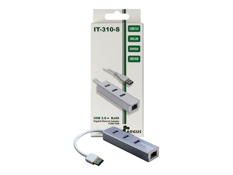 Inter-Tech Argus IT-310-S USB-Hubs - 3 - silber
