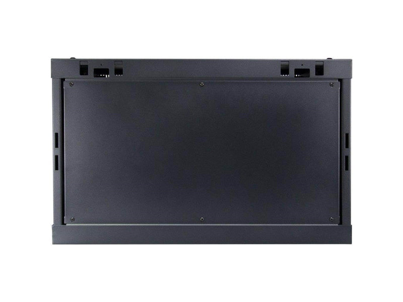 Inter-Tech SMA-6406 Wall Mounted Rack 6U 450mm Load up to 30Kg Glass Door Black RAL9005