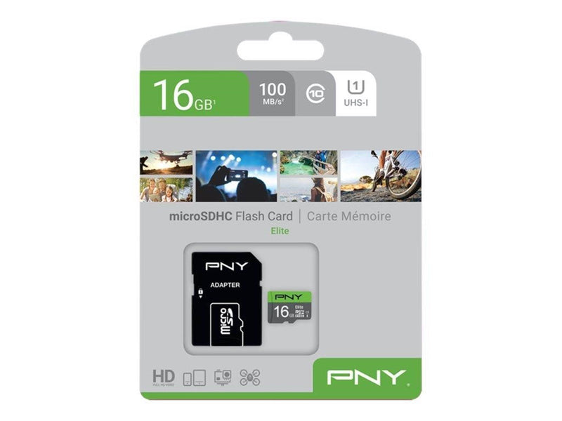 PNY Elite MicroSD/SD - 85MB/s - 16GB