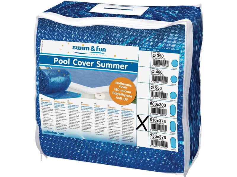 Swim & Fun Schwimmbadabdeckung Sommer, 6,10 m x 3,75 m