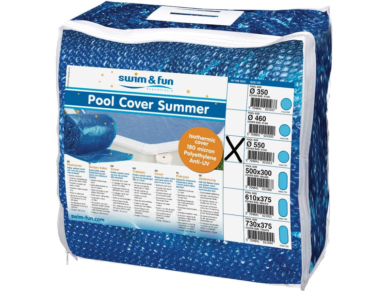 Swim & Fun Schwimmbadabdeckung Sommer, Ø5,5 m