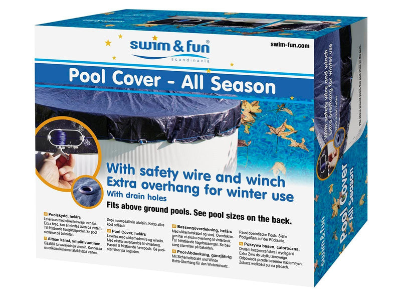 Swim & Fun Schwimmbadabdeckung Winter, Ø7,30 m x 3,75 m