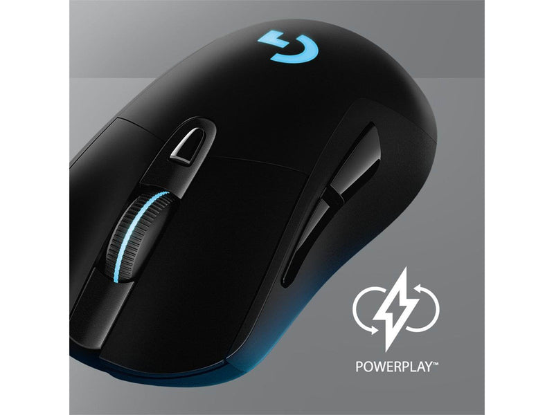 Logitech G703 LIGHTSPEED HERO Wireless - Gaming Maus (Schwarz mit RGB)