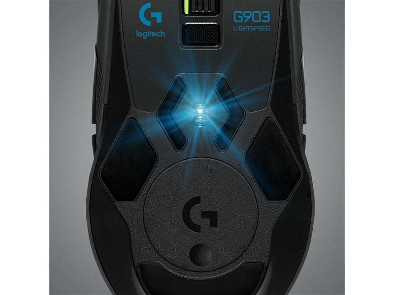 Logitech G903 LIGHTSPEED HERO Wireless - Gaming Maus (Schwarz mit RGB)