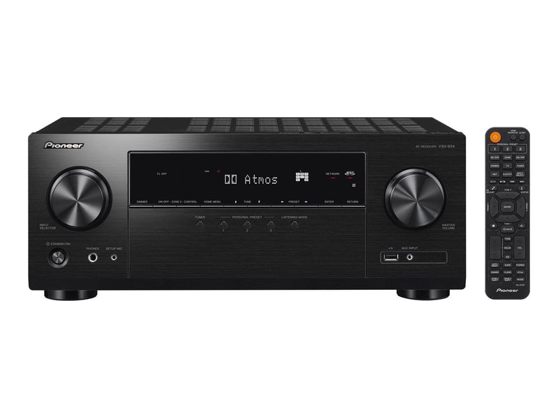Pioneer VSX-934 - AV network receiver - 7.2 channel - AV-Netzwerksempfänger - 7.2-Kanal - Schwarz