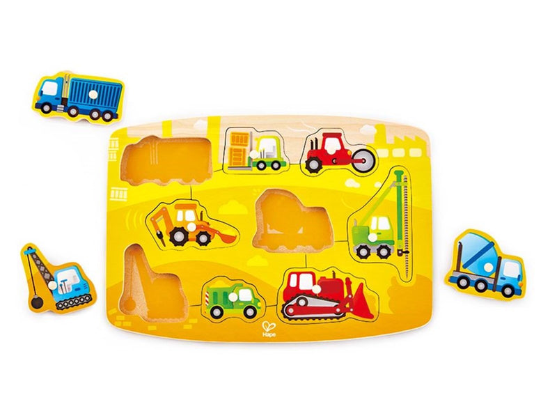 Hape Construction Peg Puzzle